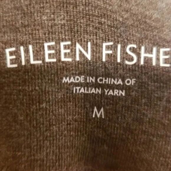 Eileen Fisher Med Cozy Viscose Stretch Cropped Pants NWT - Picture 6 of 7